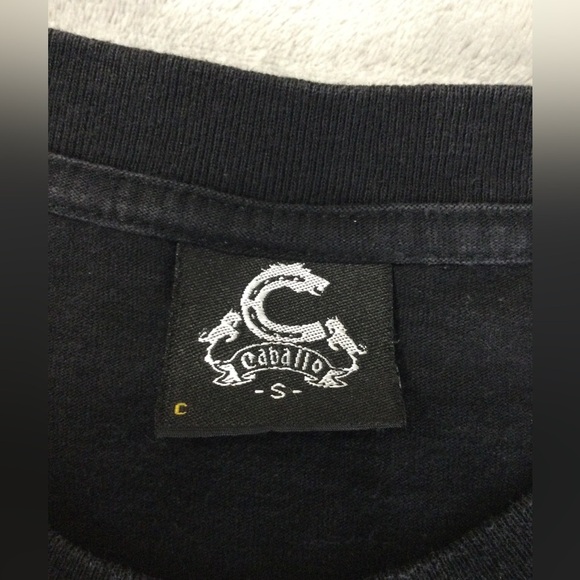 Rare Vintage Caballo Lucky’s Poodle w/ Real Nose Ring Tee Size S - Picture 3 of 8